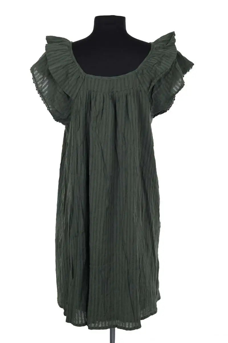 Robe Ba&Sh Kaki en Coton