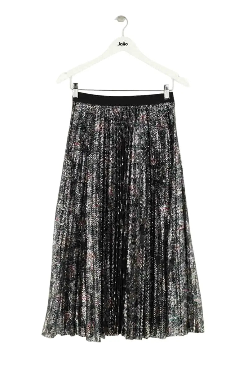 Jupe Maje Multicolore en Paillettes, taille S - Seconde Main
