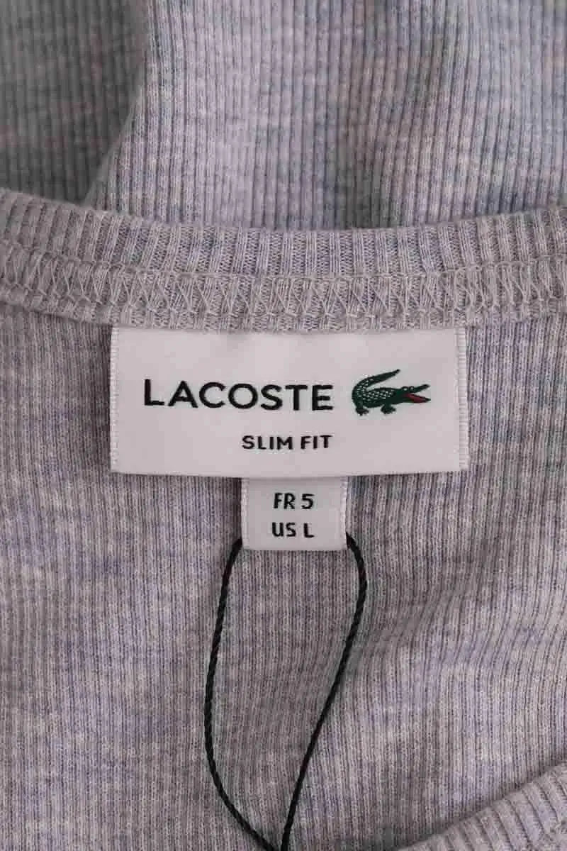 Top sans manche Lacoste Gris en Coton