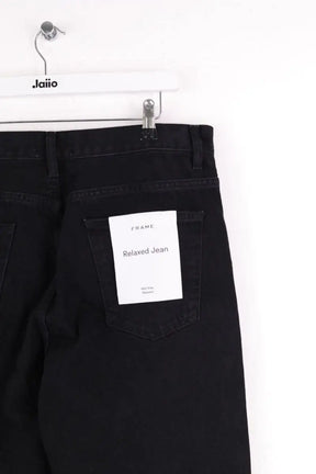 Jean droit Frame Noir en Coton