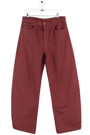 Jean large B Sides Bordeaux en Coton, taille L - Seconde Main