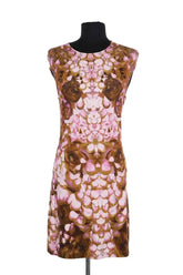 Robe Alexander McQueen Rose en Synthétique, taille XS - Seconde Main