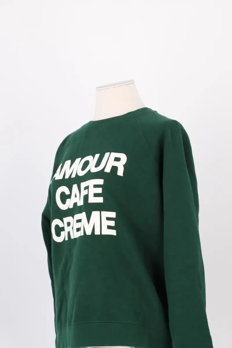 Sweatshirt Sézane Vert en Coton