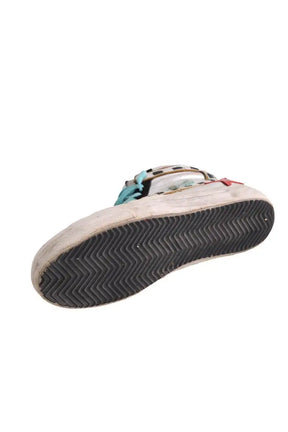 Baskets Golden Goose Argent en Cuir