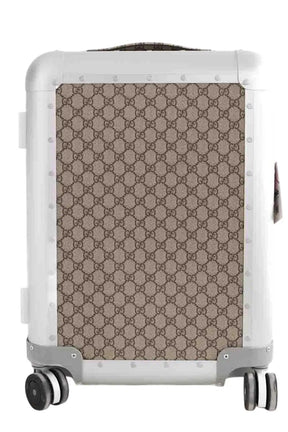 Valise à roulettes Gucci Porter Beige en Métal - Seconde Main
