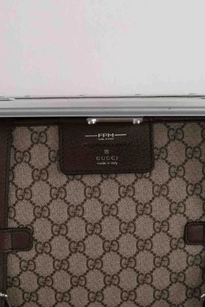Valise à roulettes Gucci Porter Beige en Métal