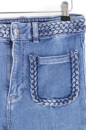 Jean bootcut Maje Bleu en Coton