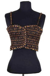 Top sans manche Sandro Noir en Viscose, taille S - Seconde Main