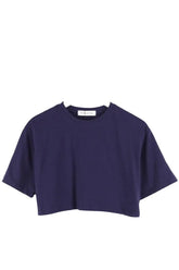 T-shirt The Frankie Shop Marine en Coton, taille S - Seconde Main