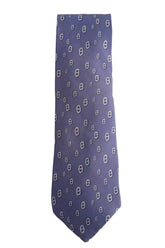 Cravate Hermès Bleu en Soie - Seconde Main