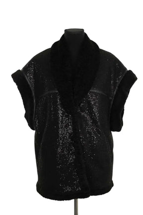 Veste 8PM Noir en Polyester, taille XS - Seconde Main