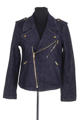 Veste Agnès B. Marine en Coton, taille L - Seconde Main