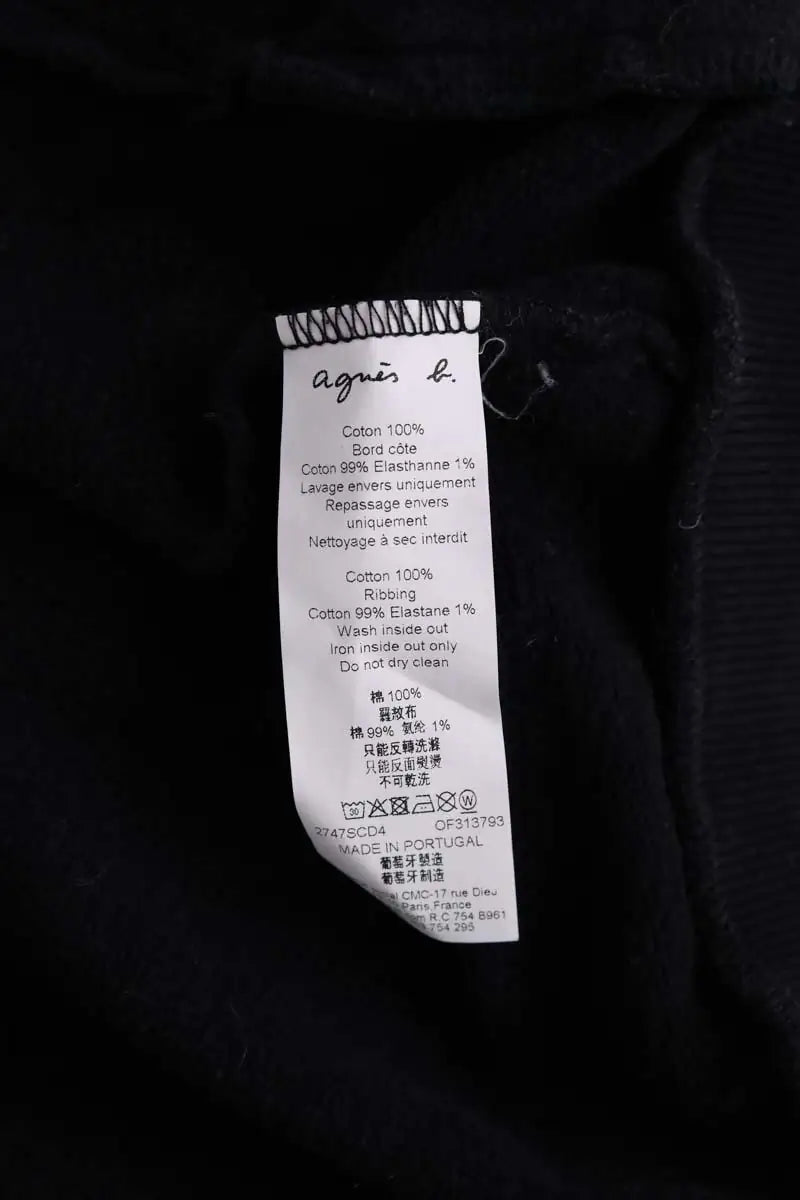 Veste Agnès B. Noir en Coton