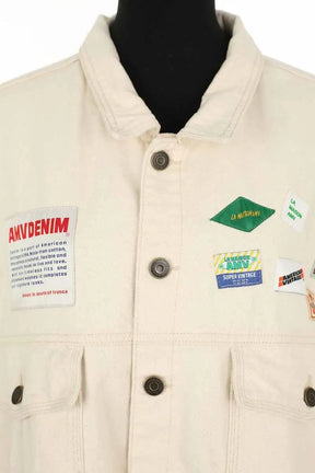 Veste American Vintage Ecru en Coton