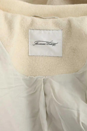 Veste American Vintage Ecru en Laine