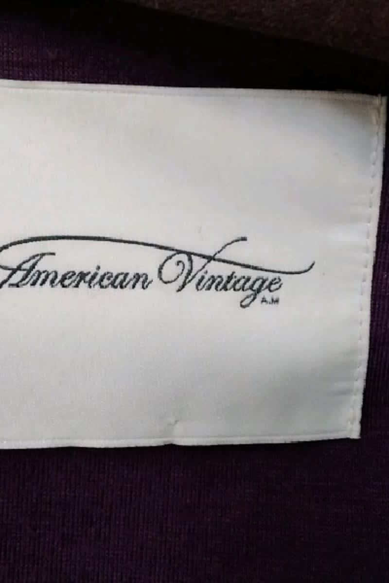 Veste American Vintage Violet en Polyester