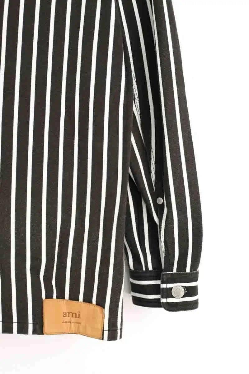Veste Ami Noir en Coton