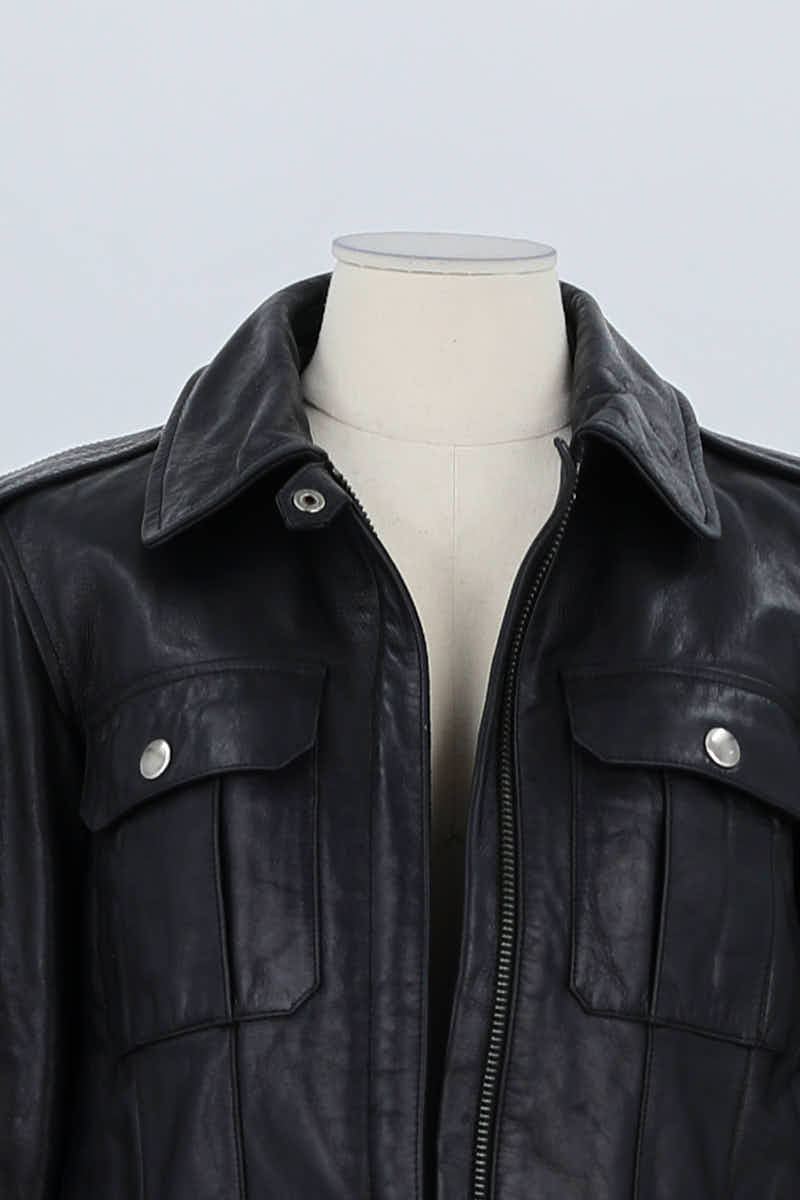 Veste APC Noir en Cuir