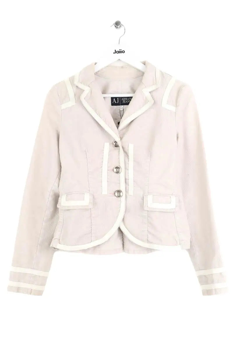 Veste Armani Beige en Polyester, taille S - Seconde Main