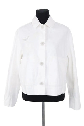 Veste Armani Blanc en Coton, taille L - Seconde Main