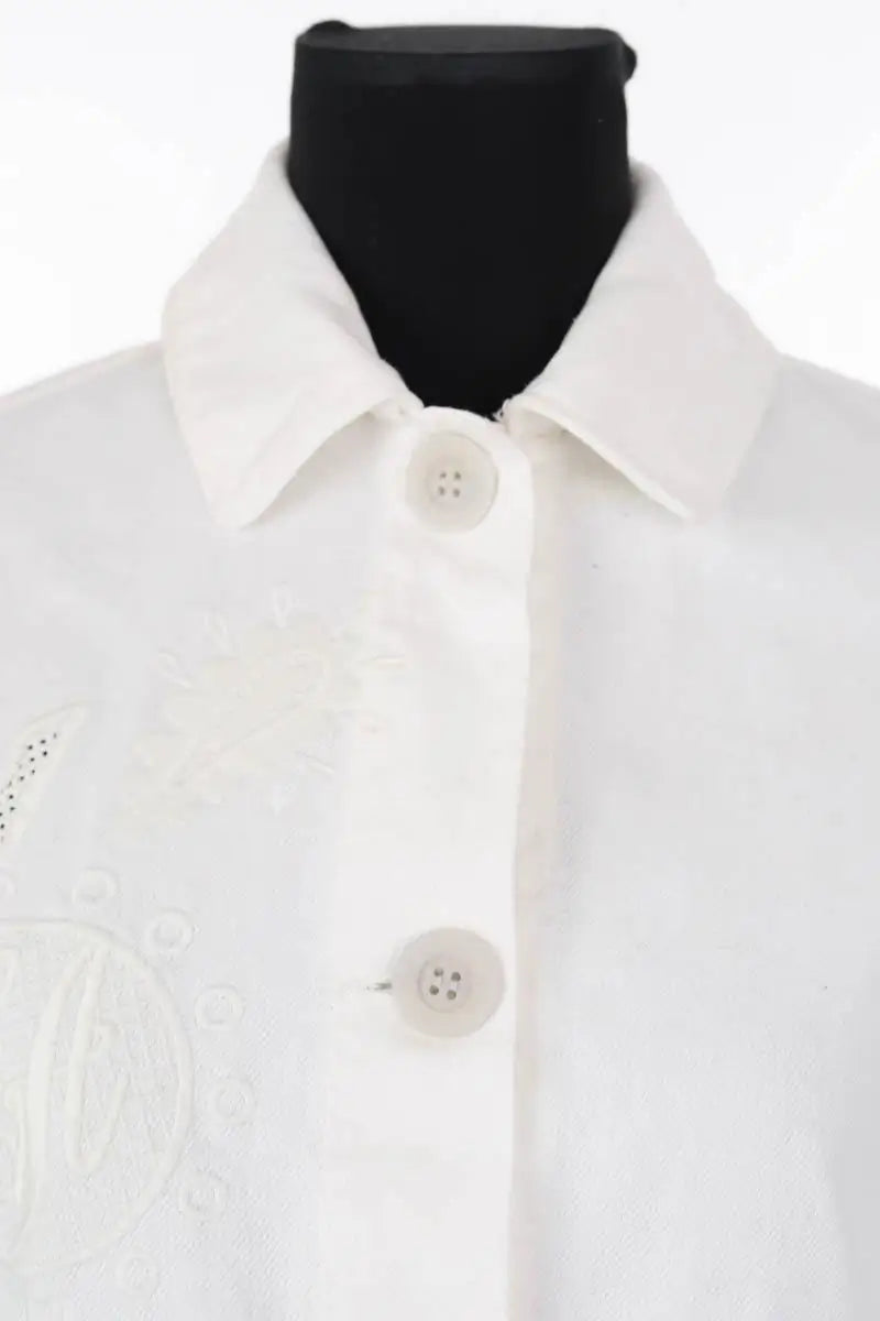 Veste Armani Blanc en Coton