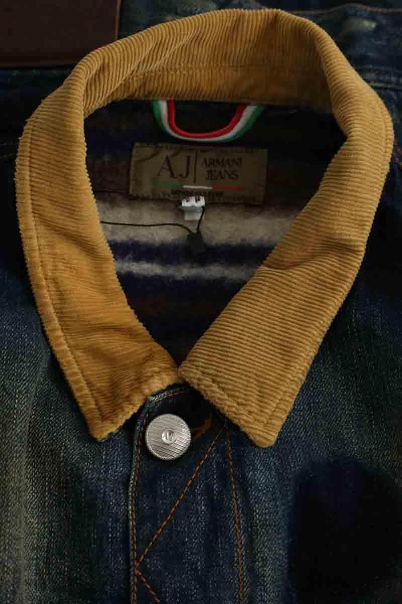 Veste Armani Bleu en Coton