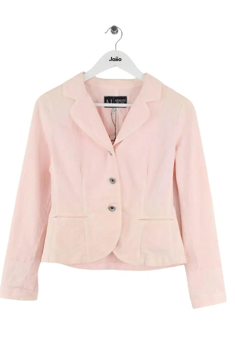 Veste Armani Jeans Rose en Coton, taille M - Seconde Main