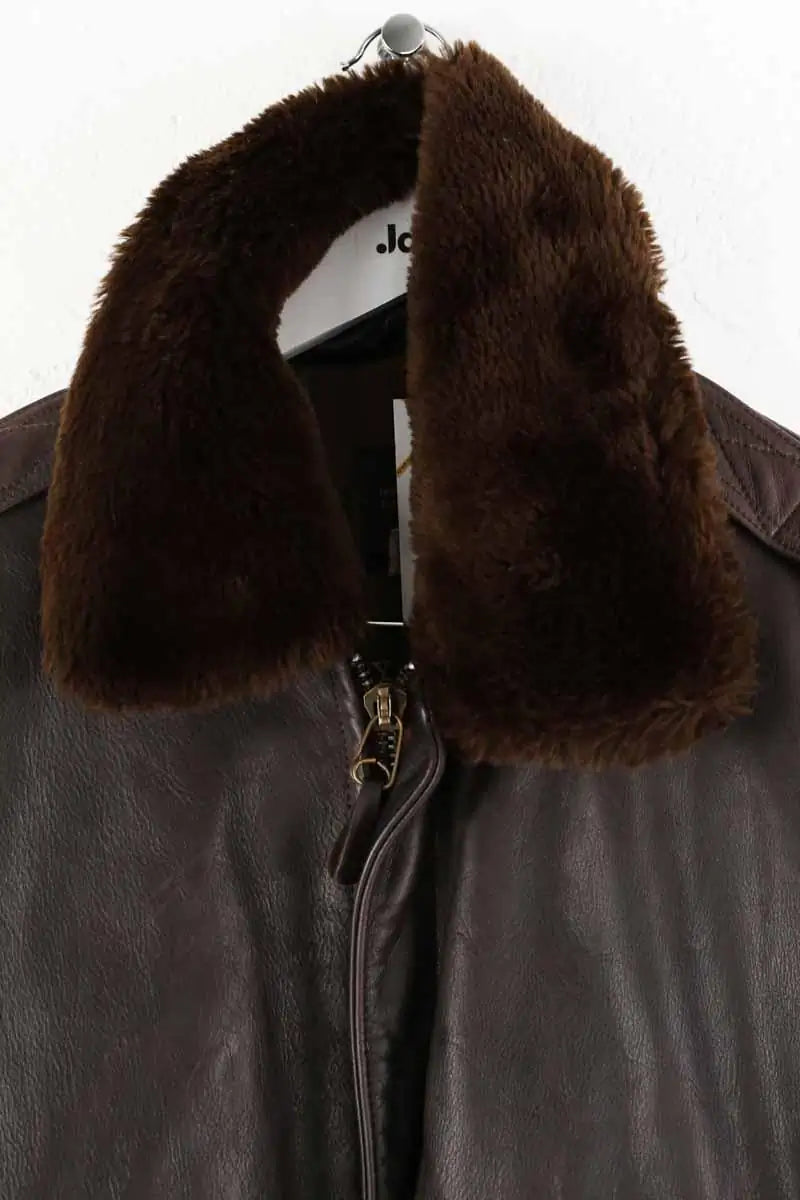 Veste Avirex Marron en Cuir