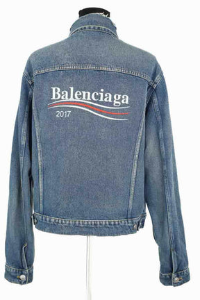 Veste Balenciaga Bleu en Coton