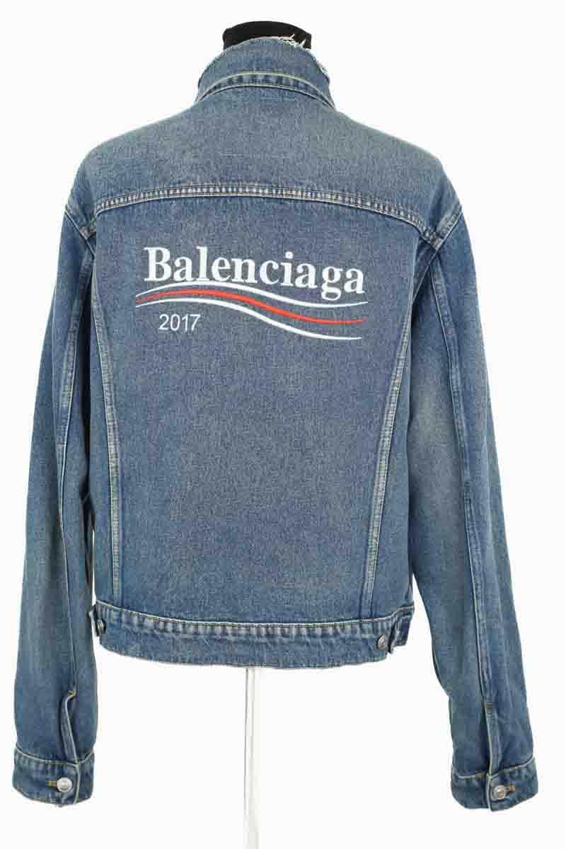 Veste Balenciaga Bleu en Coton