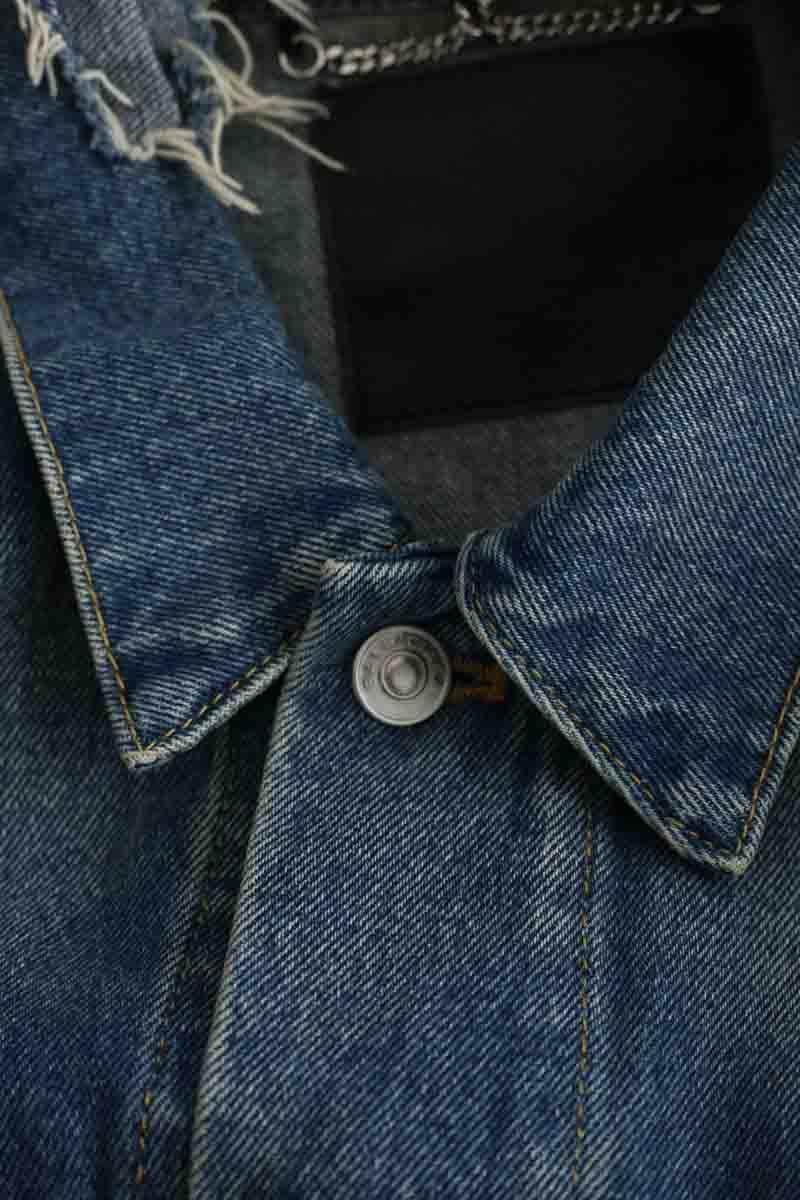 Veste Balenciaga Bleu en Coton
