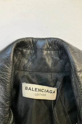 Veste Balenciaga Noir en Cuir