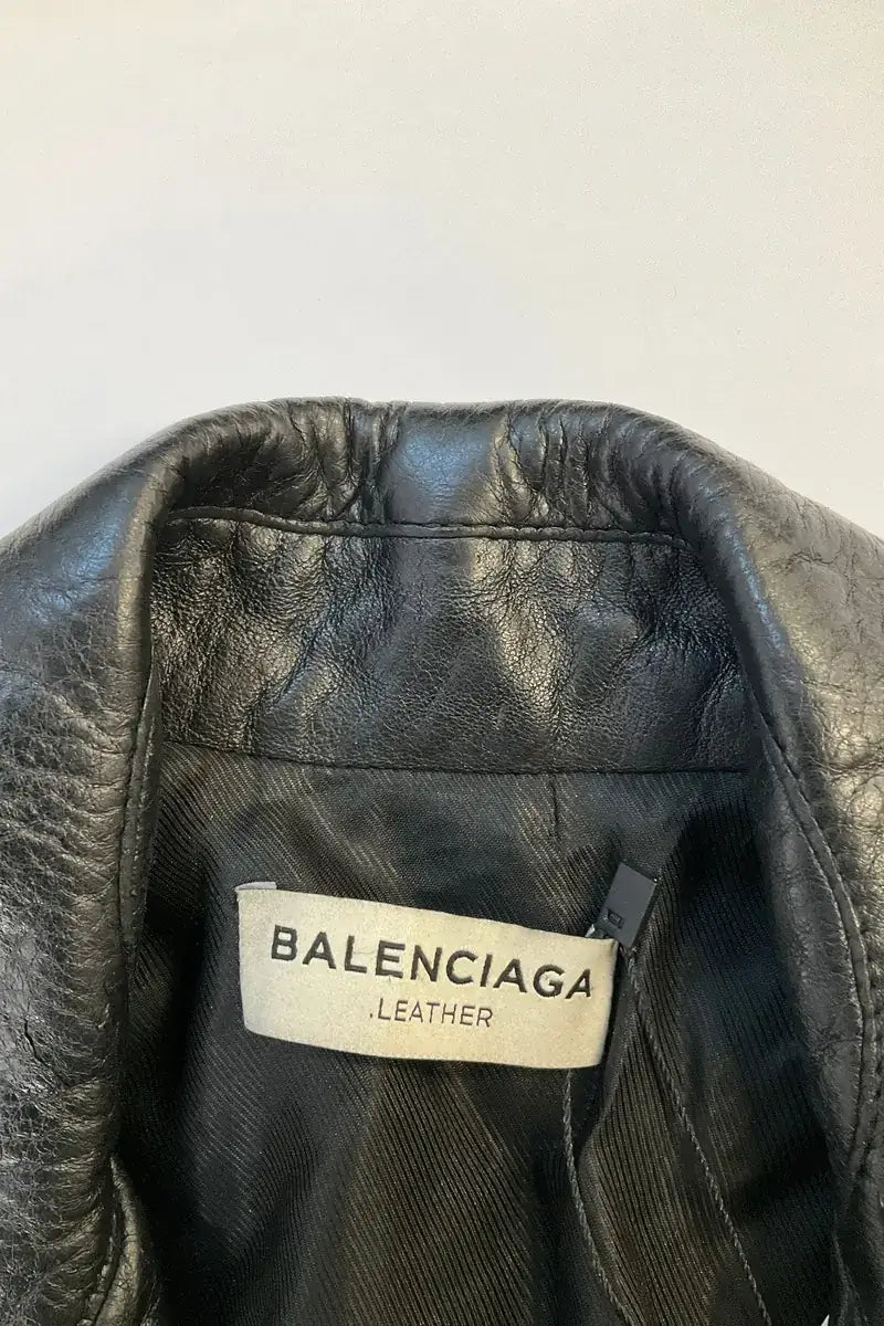 Veste Balenciaga Noir en Cuir
