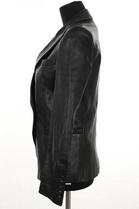 Veste Balmain Noir en Cuir
