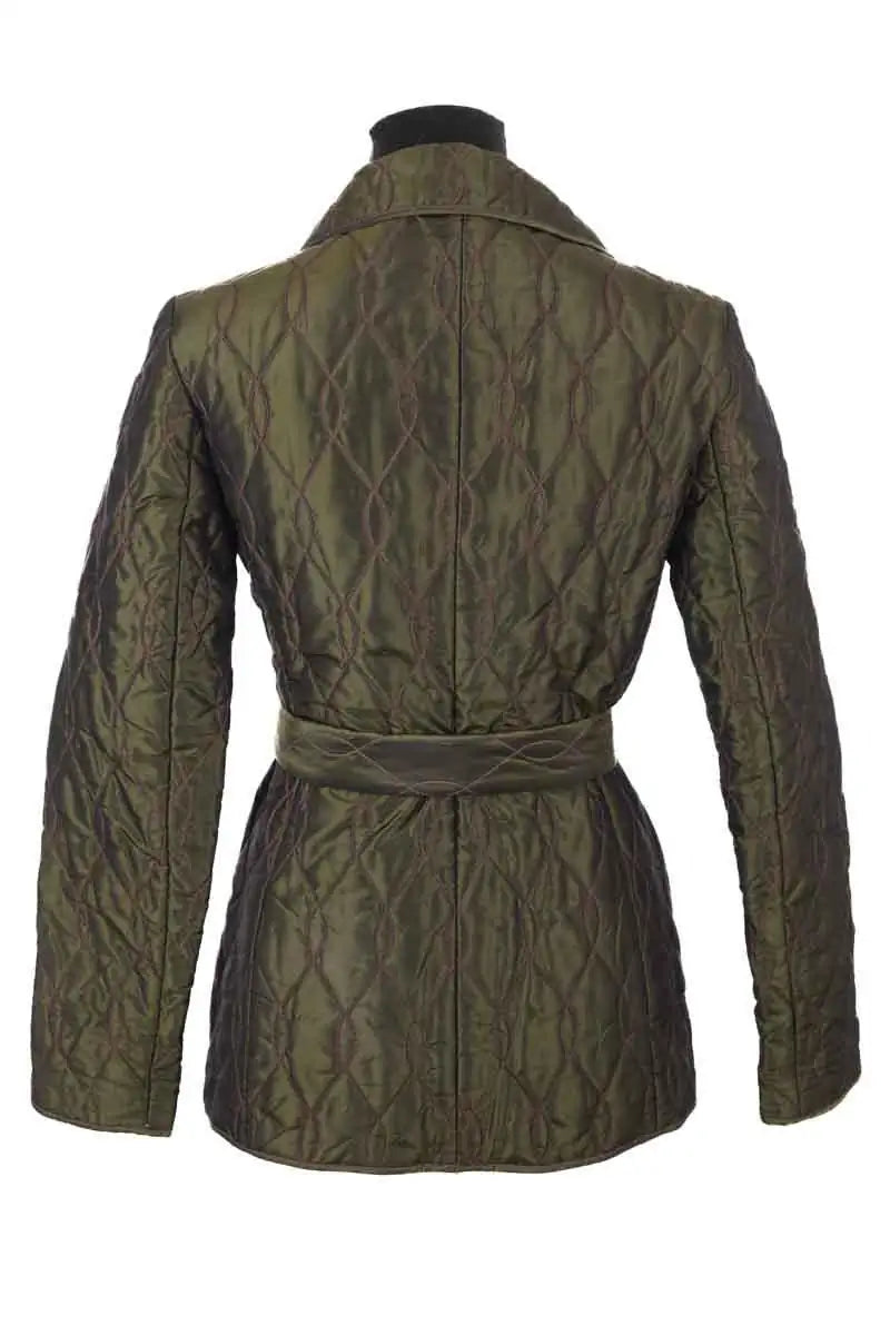 Veste Balmain Vert en Soie