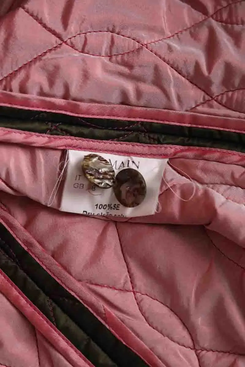 Veste Balmain Vert en Soie