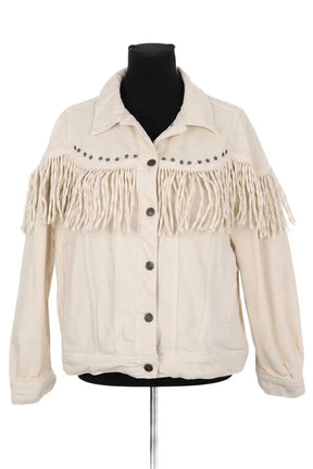 Veste Balzac Ecru en Coton, taille M - Seconde Main