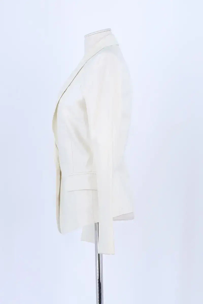 Veste Barbara Bui Blanc en Coton