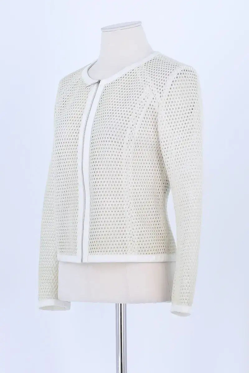 Veste Barbara Bui Blanc en Synthétique
