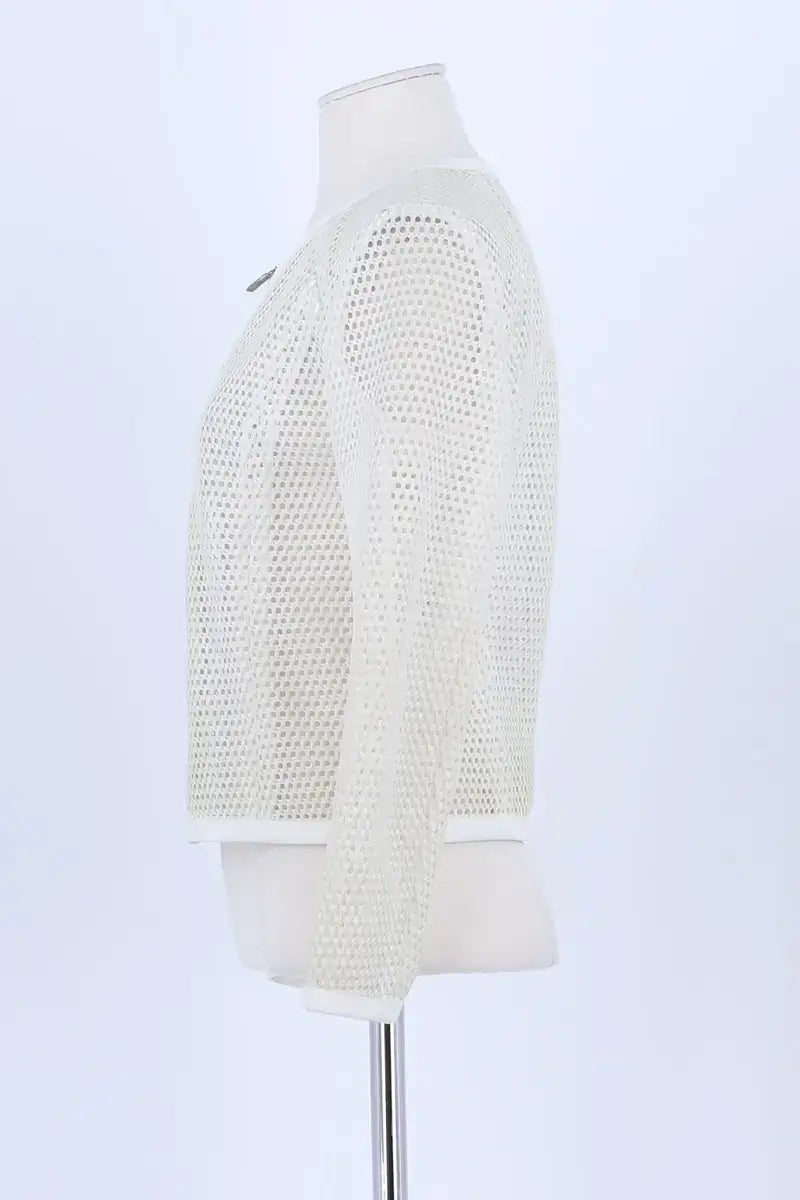 Veste Barbara Bui Blanc en Synthétique