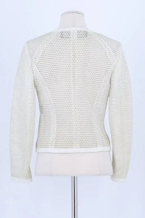 Veste Barbara Bui Blanc en Synthétique
