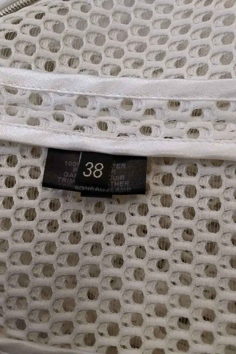 Veste Barbara Bui Blanc en Synthétique
