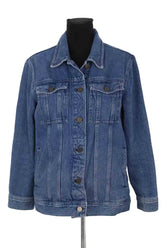 Veste Ba&Sh Bleu en Coton, taille S - Seconde Main
