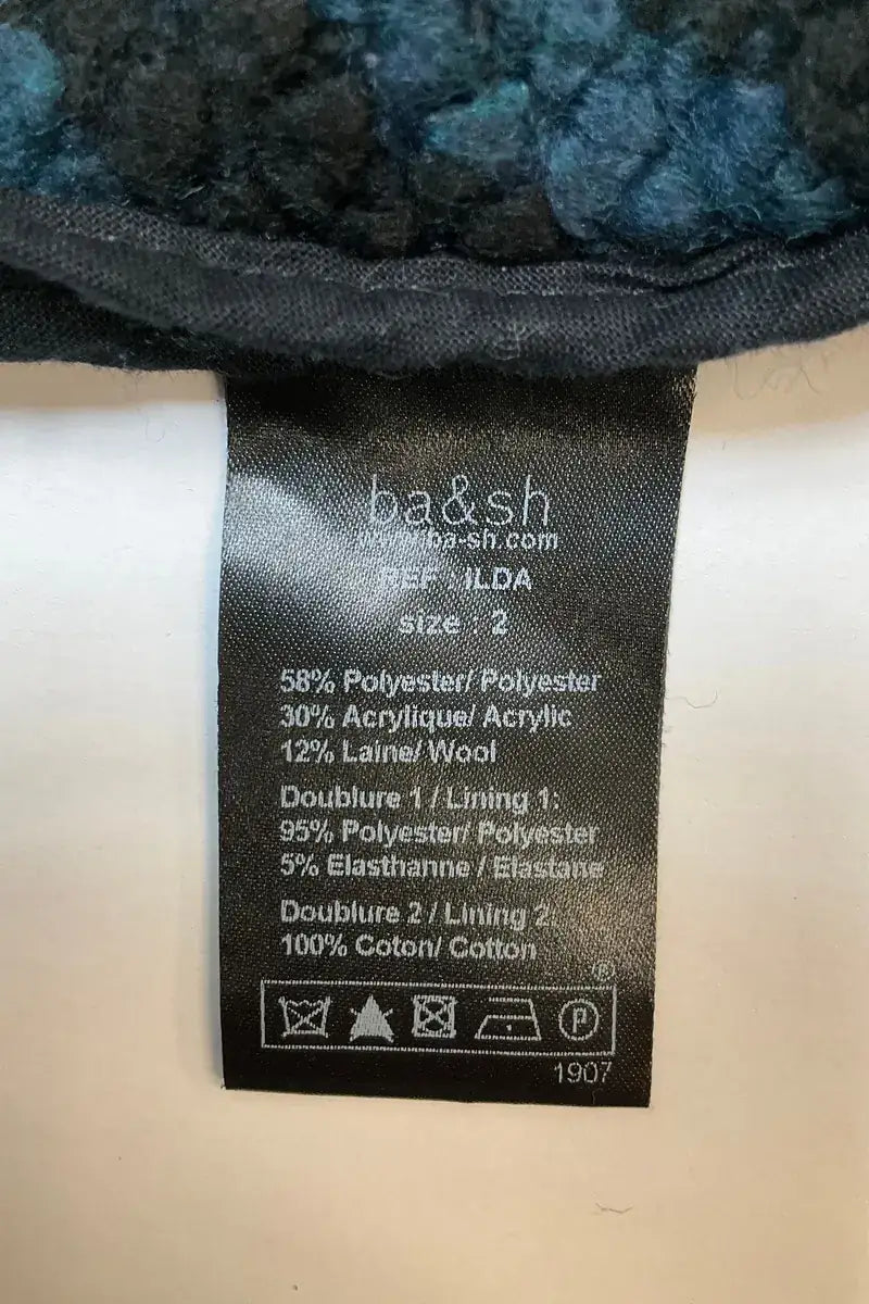 Veste Ba&Sh Bleu en Laine