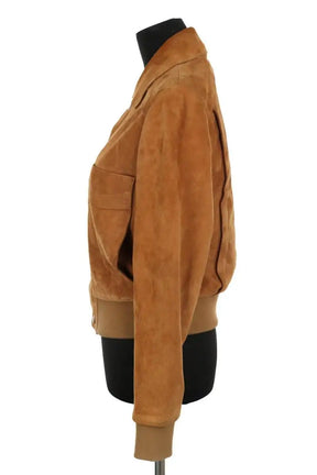 Veste Ba&Sh Camel en Daim