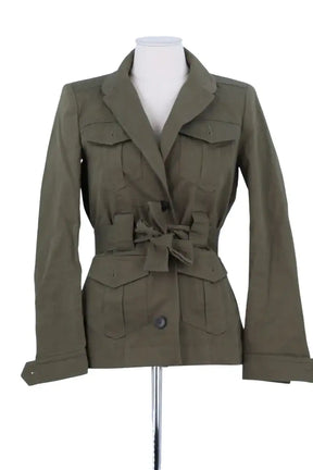 Veste Ba&Sh Kaki en Coton, taille XS - Seconde Main