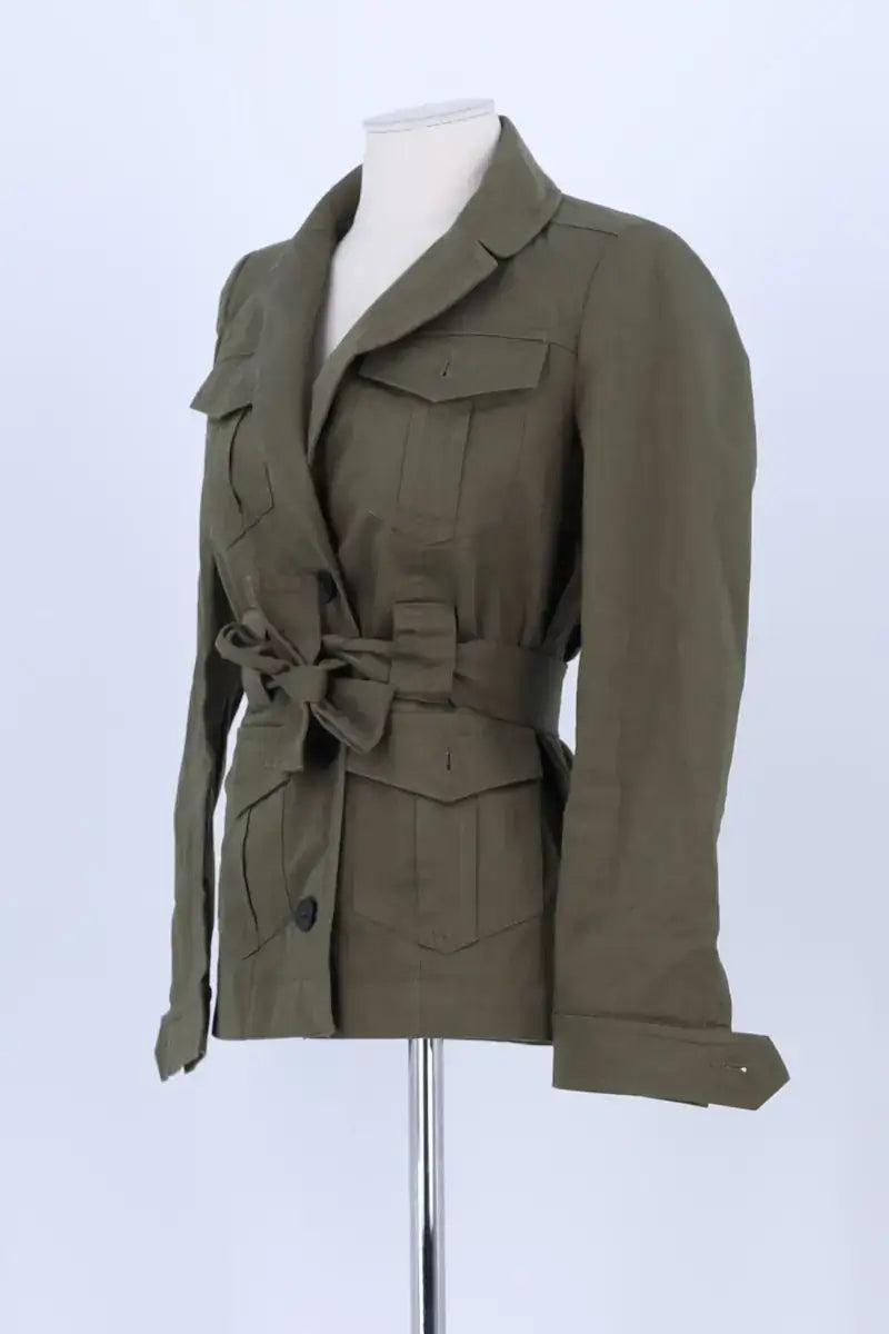 Veste Ba&Sh Kaki en Coton