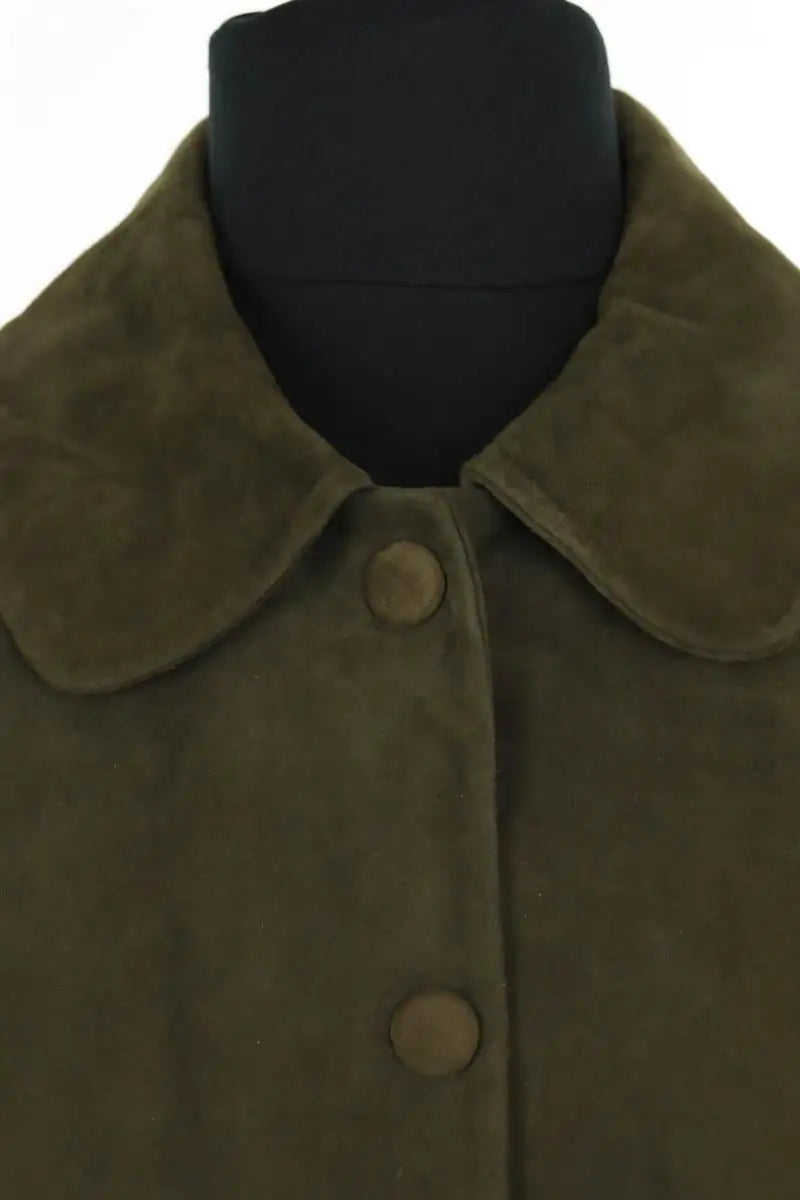 Veste Ba&Sh Kaki en Daim
