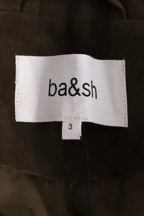 Veste Ba&Sh Kaki en Daim