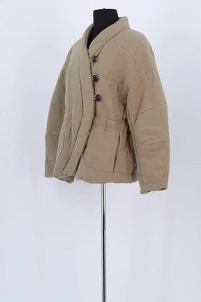 Veste Ba&Sh Lady Coat Beige en Lin